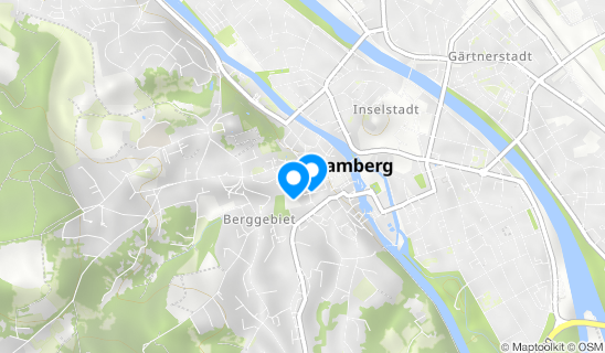 Kartenausschnitt Der Bamberger Dom